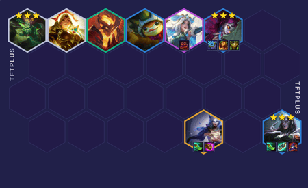Đội hình Cassiopeia Vệ Quân Reroll TFT mùa 18